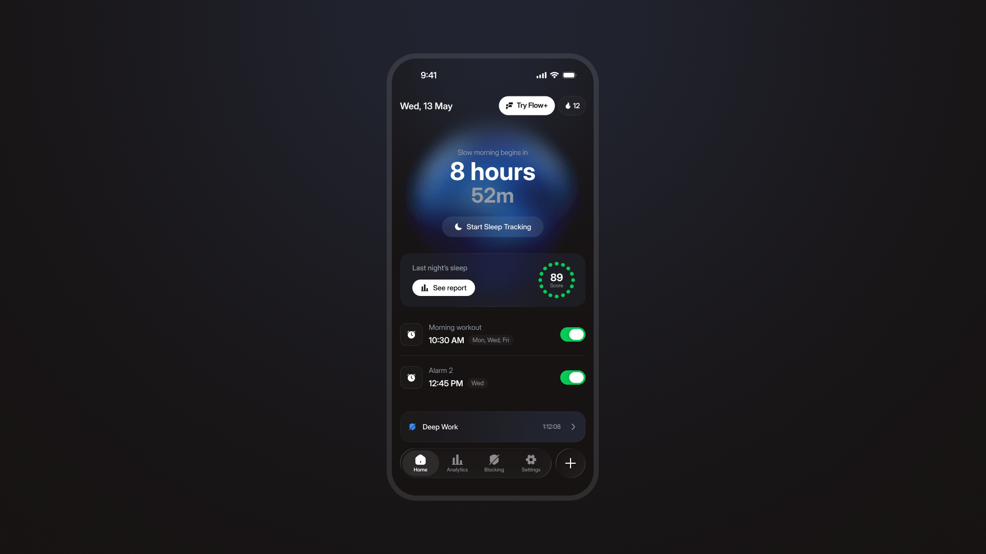 Flow Alarm — Mobile App image 1