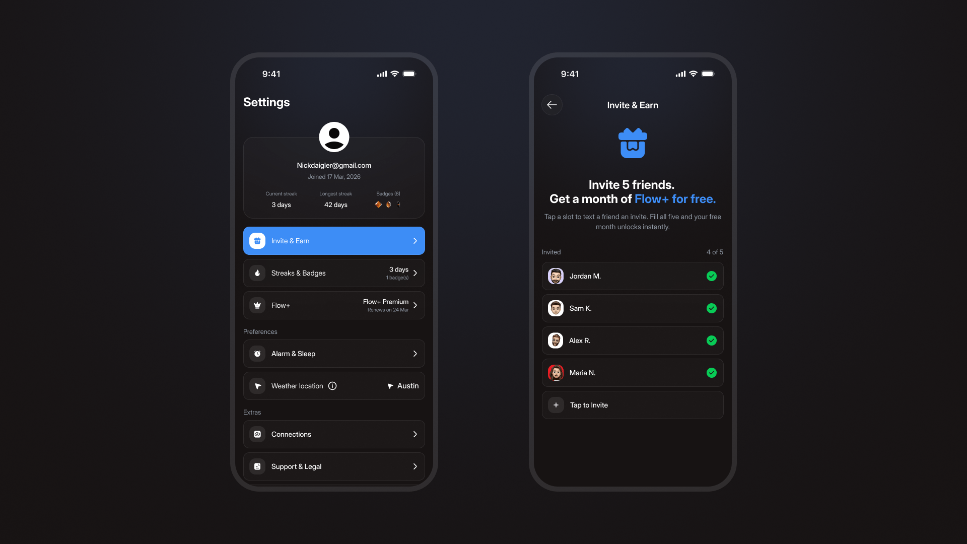 Flow Alarm — Mobile App image 2